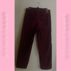 Dark Red Corduroy EMPYRE Jeans